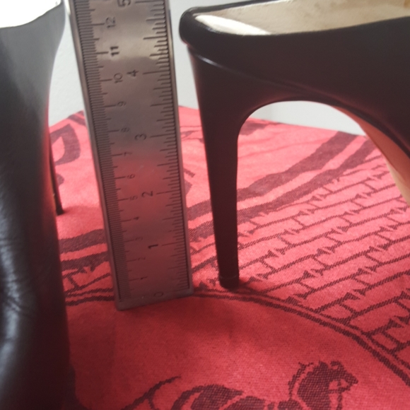 Louise Et Cie black Leather Stiletto Mules size 10 - Picture 5 of 8